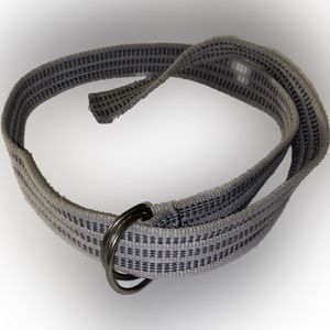 Mens Gray D Loop Belt
